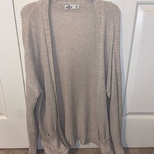 cream cardigan knit sweater